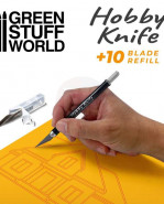 Green Stuff World: Modelársky hobby nôž s náhradnými čepeľami